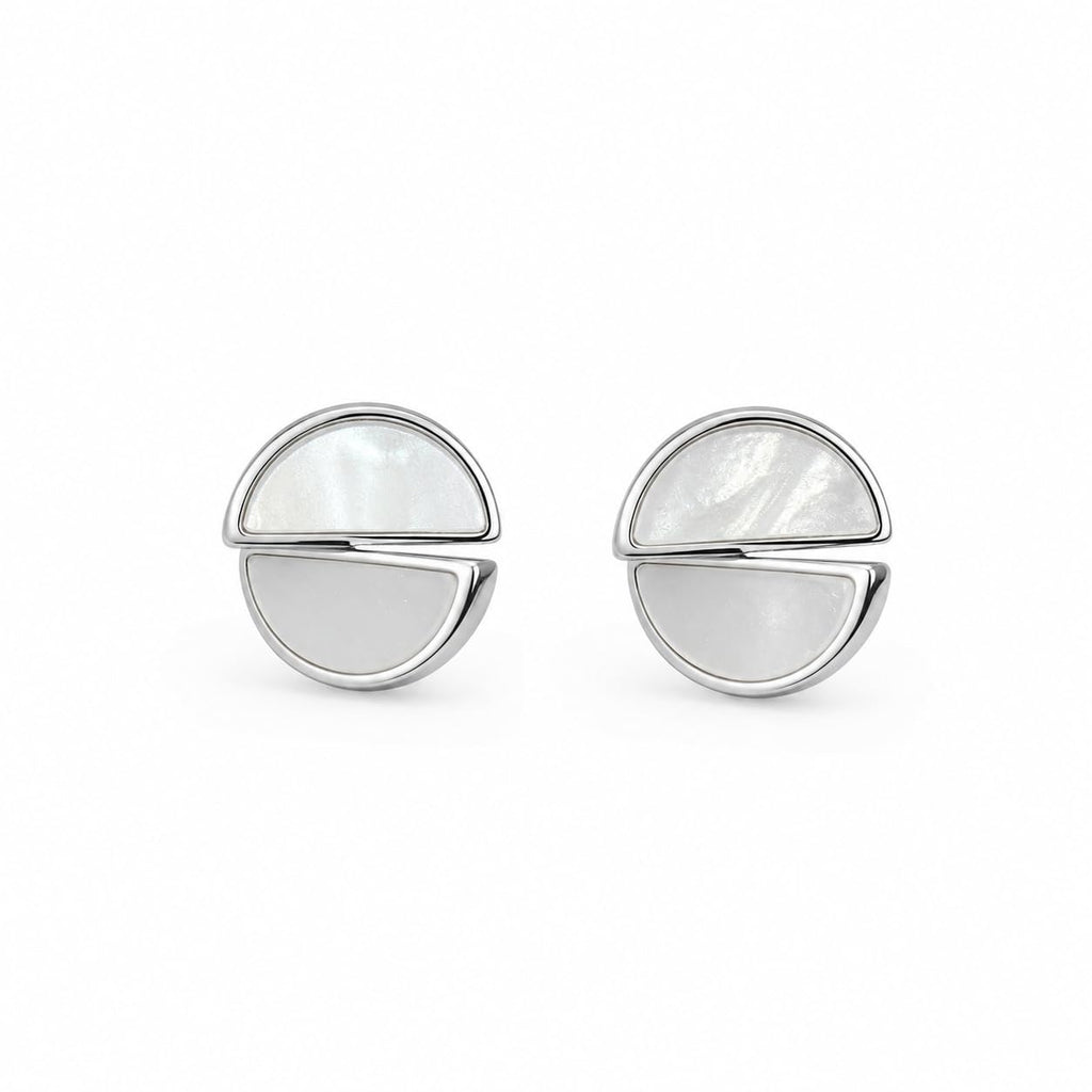 Aishri Silver Tone Designer Fashion Earrings