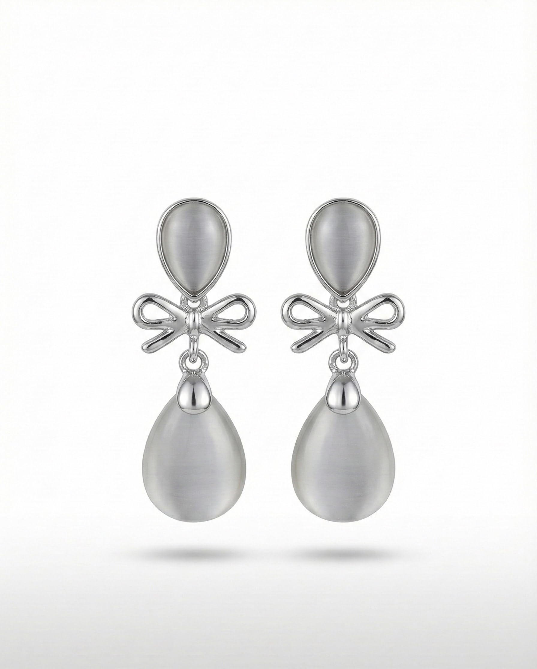 Aishri Artificial Pearl drop Dangle Earrings